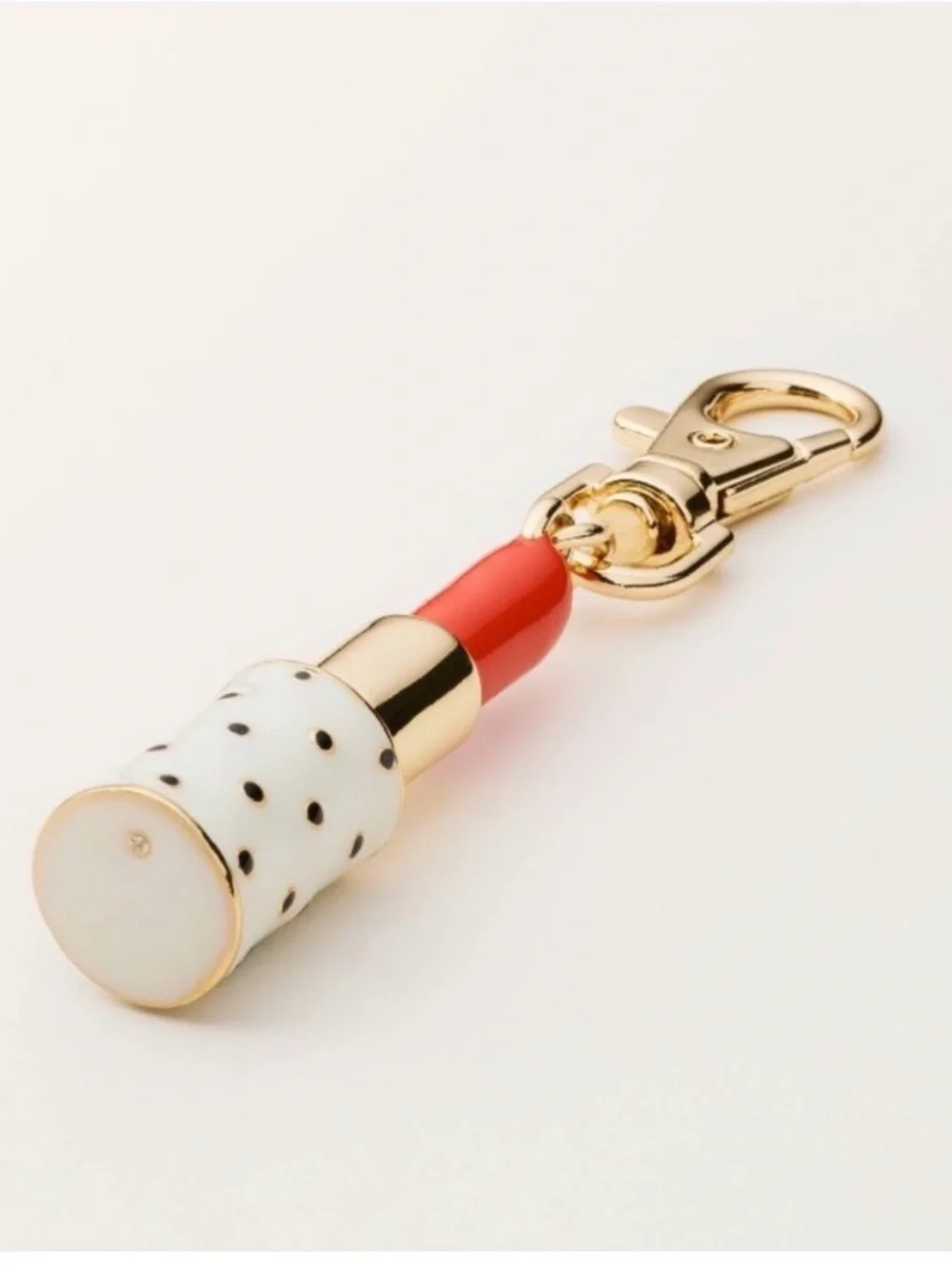 kate spade x target Gold Lipstick Charm